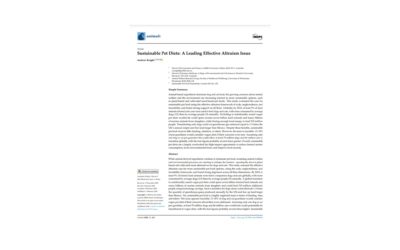 Article: pet food – EA case